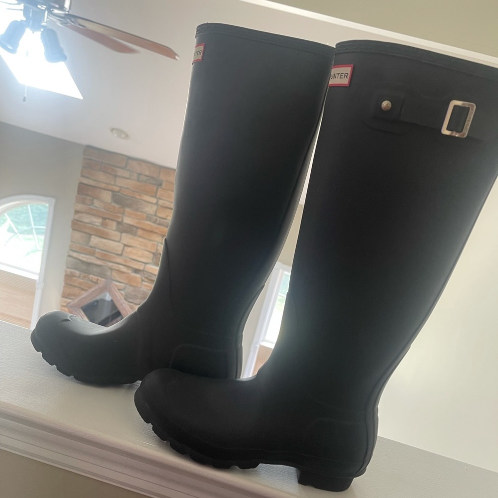Hunter Rubber Boots Size 8W